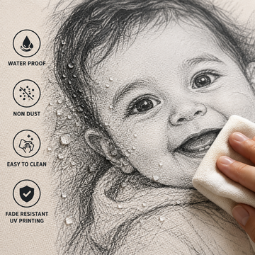 Personalized Sketch Canvas Print